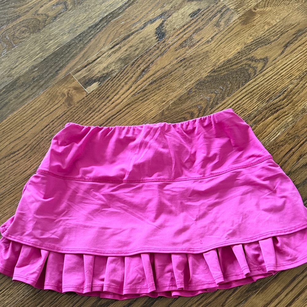 Lucky in Love Vibrant Pink Mini Skirt